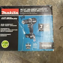 Makita New Hammer Drill 18v Brushless 