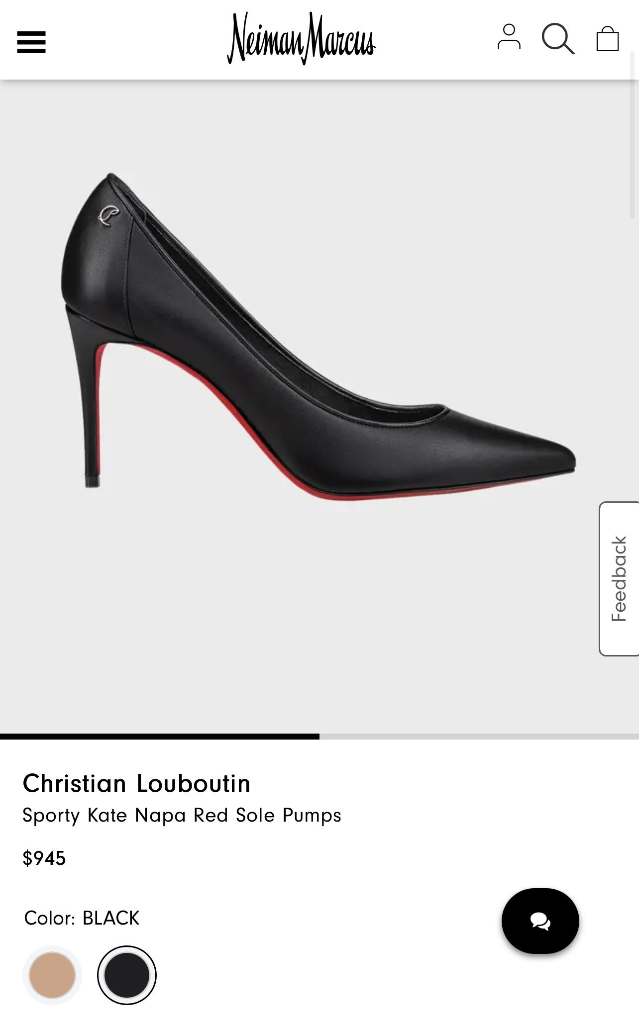 Christian Louboutin Sporty Kate Size 7.5/37.5