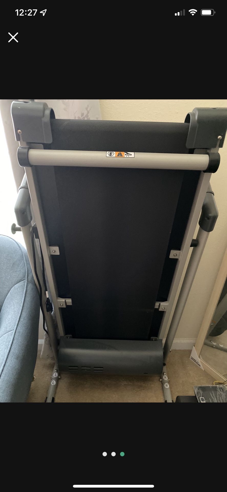 Portable Treadmill Light Weight EZ to Move Brand New