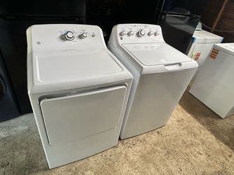 Set Washer and dryer GE Used warranty