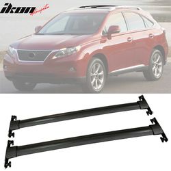 Fits 2010-2015 Lexus RX350 RX450h Roof Rack Rail Luggage Carrier Cross Bars Aluminum