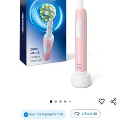 Oral-B Pro 1000 Rechargeable Electric Toothbrush, Pink