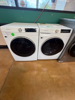 Samsung compact 24” washer and electric dryer