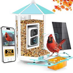 Brand new Bird Feeder with Camera - Heavy Duty Metal Smart Camera Bird Feeder Solar Powered