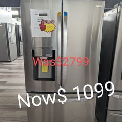 LG 26 Cu.Ft Smart Refrigerator With 2 Ice Maker Financing Available 