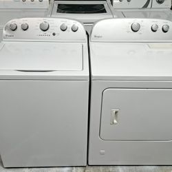 XL WHIRLPOOL WASHER AND GAS DRYER//LAVADORA Y SECADORA,,60 DAYS WARRANTY,,"FREE DELIVERY LOCAL GRATIS."