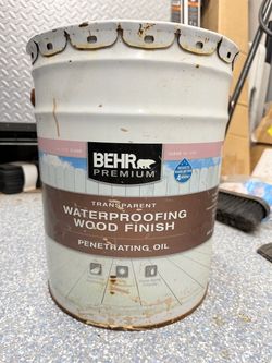 BEHR Premium Clear Waterproofing Wood Finish 5 Gallon