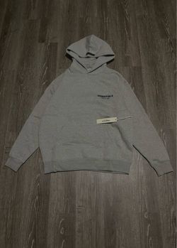 Fear of God Essentials Grey Pullover Hoodie