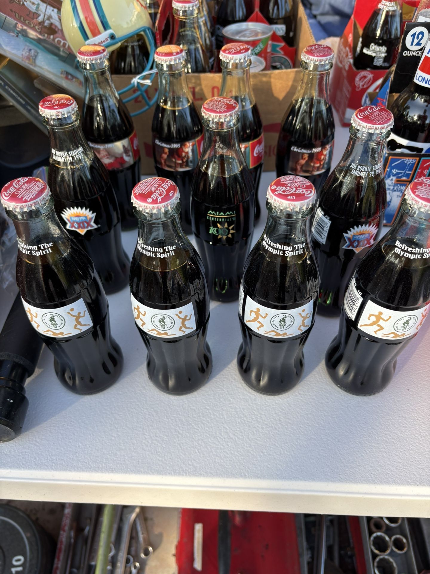 Collectible Coca Cola 8oz Bottles