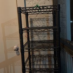Black Metal Shelf