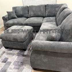 New Dark Gray Sectional 