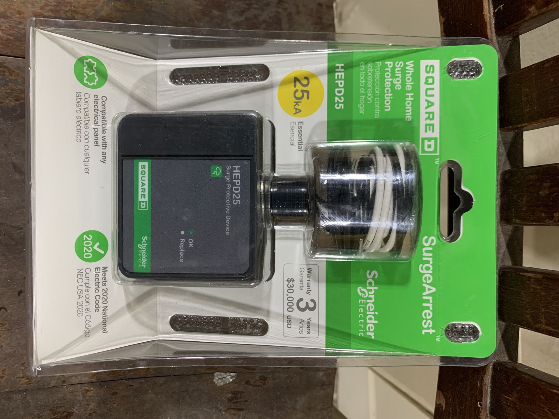 Schneider Electric HEPD25 Whole Home Surge Protective Device – Brand New