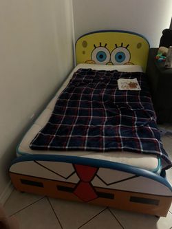 twins kids frame and bed