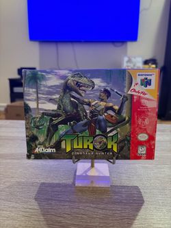 Original Nintendo 64 (N64) Game Turok Dinosaur Hunter CIB