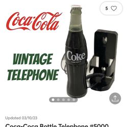 Coca-Coca Bottle Telephone RARE