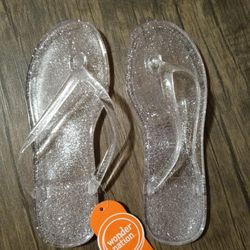 Wonder Nation Girl's Flip Flops 