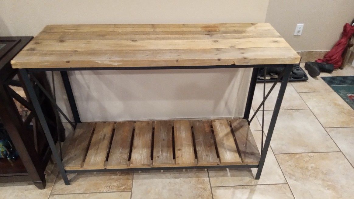 Butcher Block Style Stand