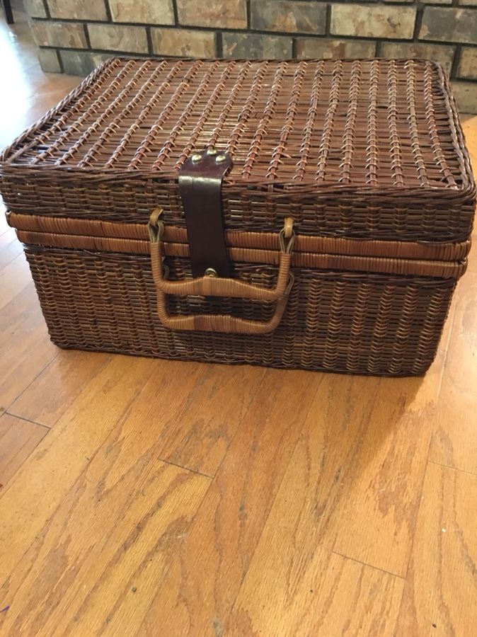 Beautiful large wicker basket