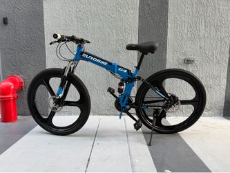 Folding mountain bike