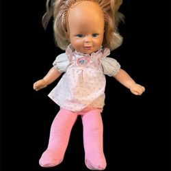 Mattel Love N Touch Real Sister Doll  Vintage Rooted Hair 15in