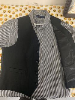 Men’s polo shirt vest set