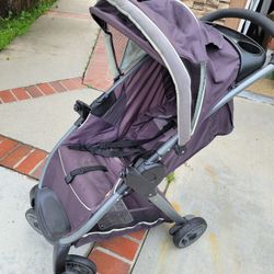 Maroon Purple Kids Youth Toddler Folding Stroller 
