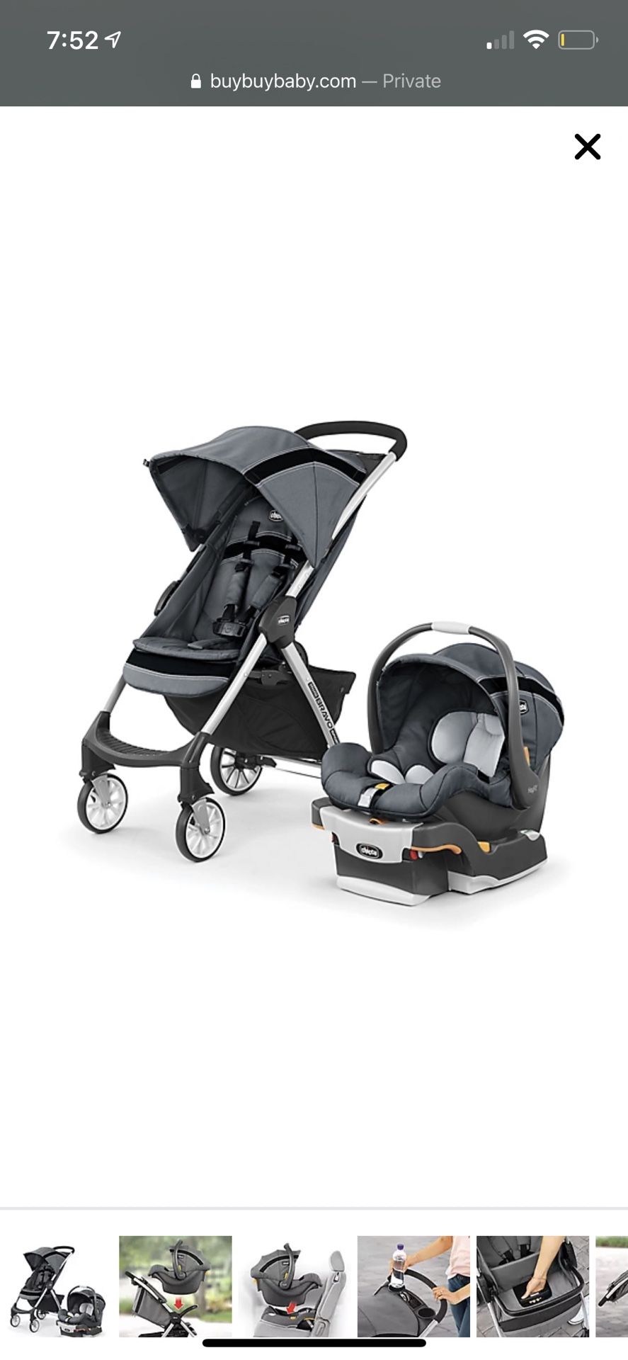 Chicco Mini Bravo Sport Travel System