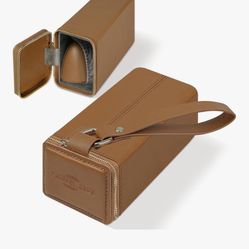 Carrying Case for Rayban Meta Charging Case Accessories, Premium PU Leather Hard Organizer 