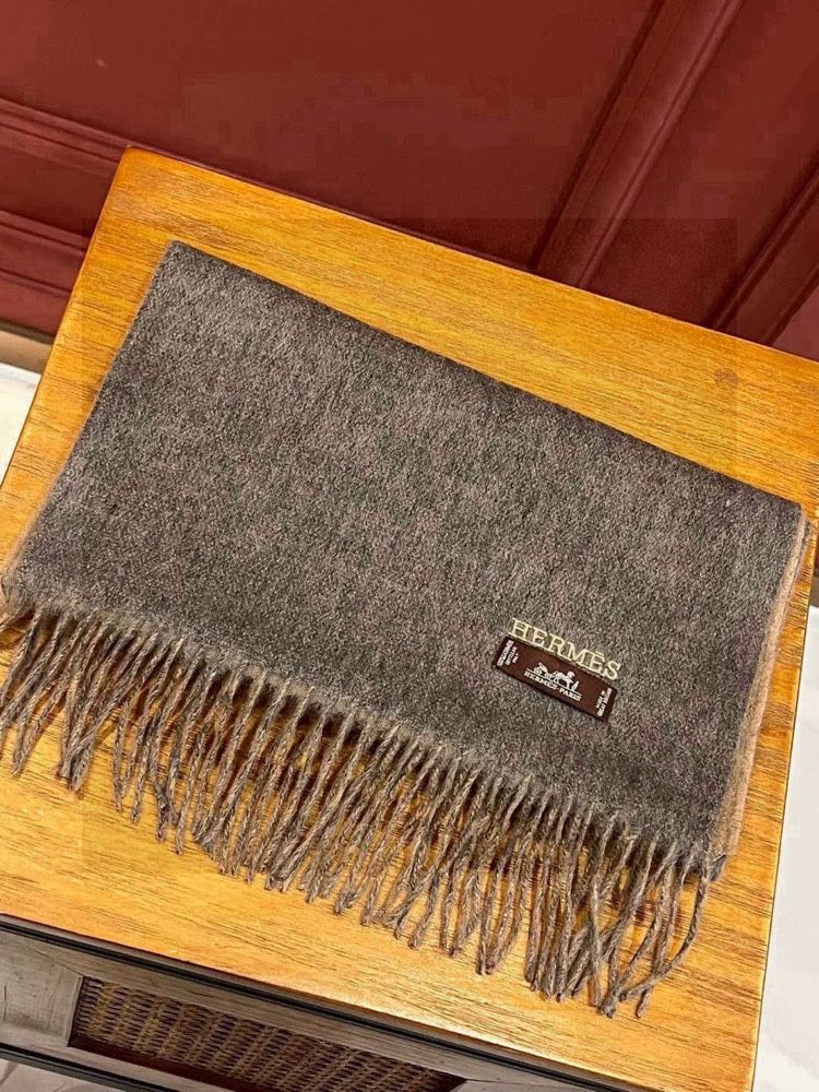 Double-sided cashmere scarf!