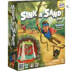 Board Game With Kinetic Sand