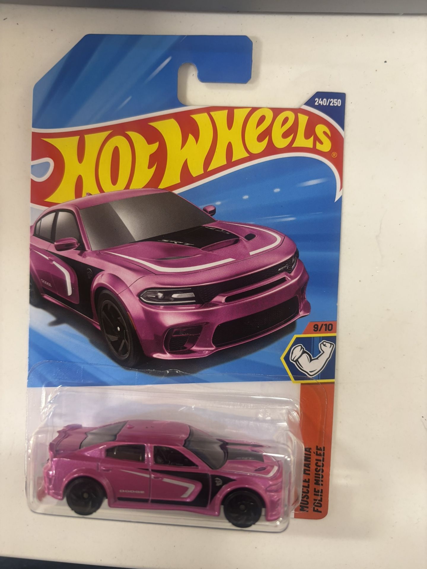 Pink dodge Charger Hellcat Hot wheel