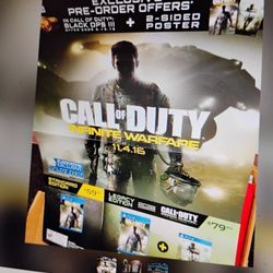 GameStop Game stonk Call Of Duty Promotional Poster 