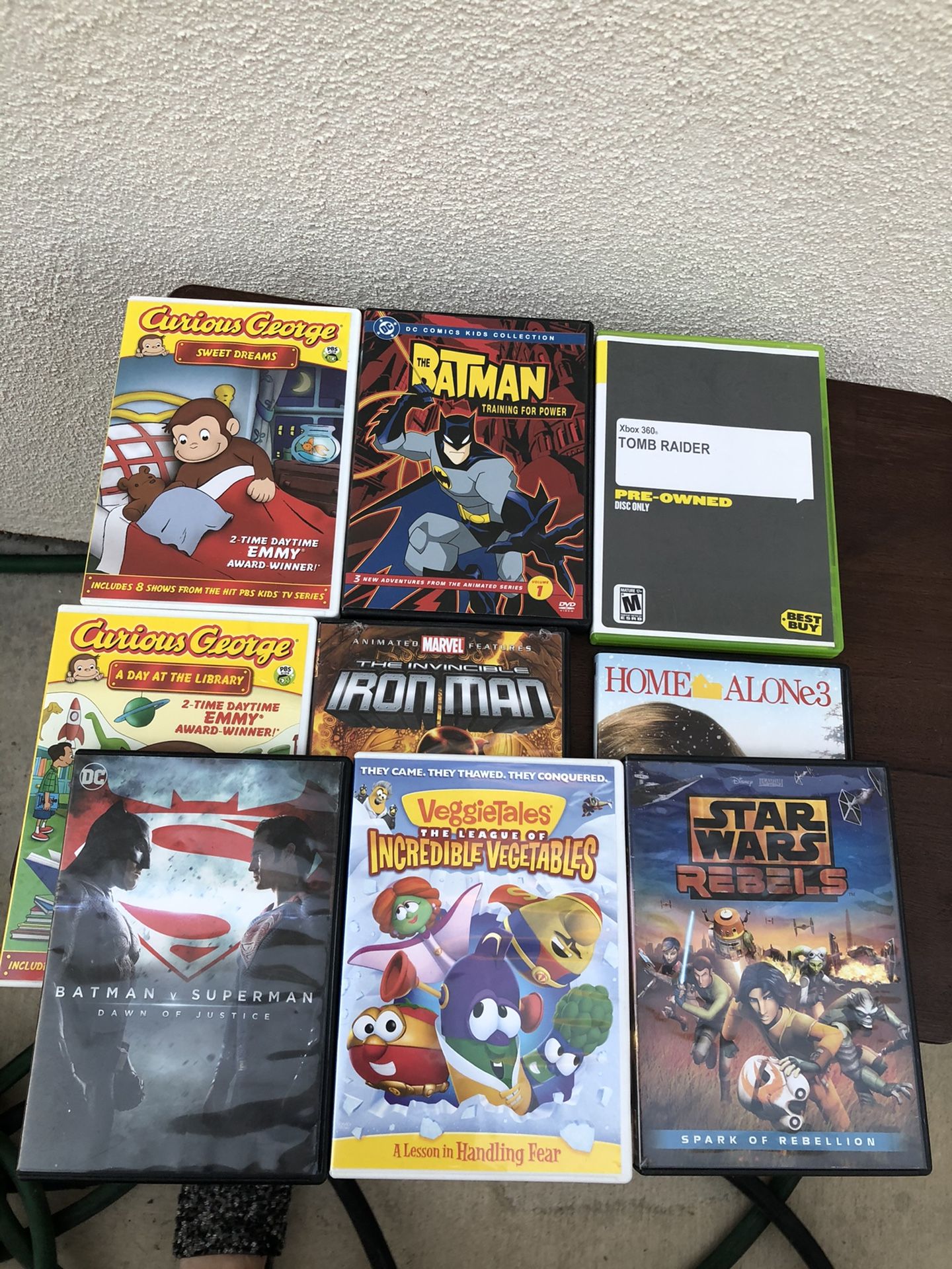 VARIOUS KIDS DVD’s