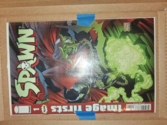Spawn #1 Image Firsts Comic Book Newsstand Plus flash #22 cgc 9.8