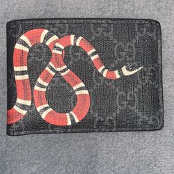 *Authentic* Kingsnake print GG Supreme Wallet