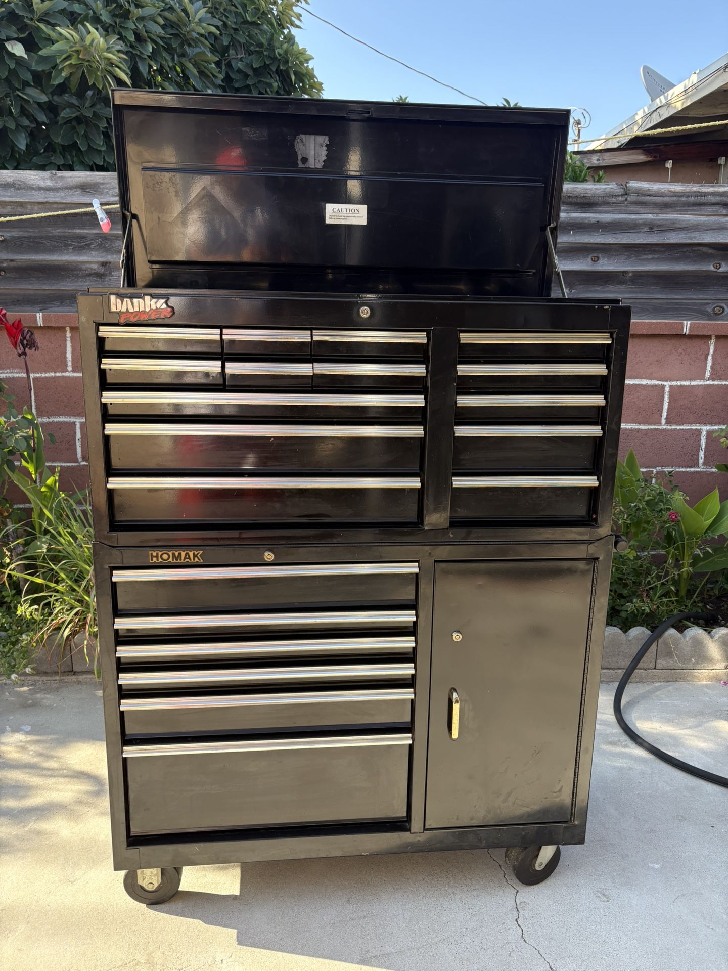 Homak Tool Box Set 41”Wx20”Dx55”H