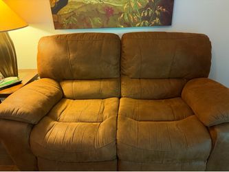 Sofa.  Love seat.   Both have electronic reclines