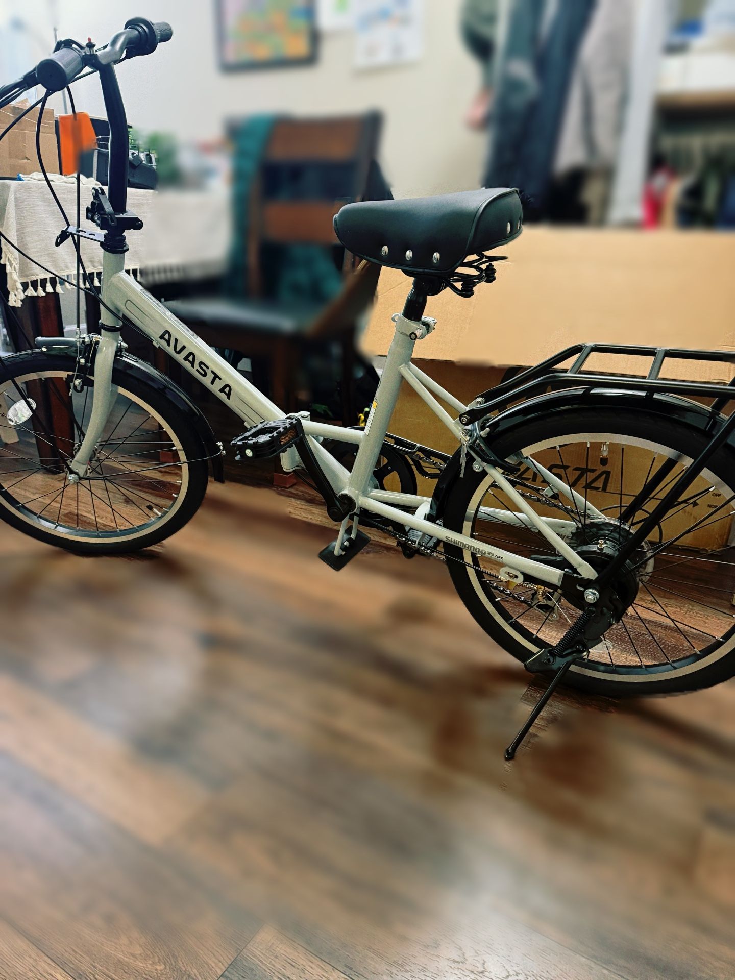 AVASTA Quartet 20 Inch Folding Bike **White**