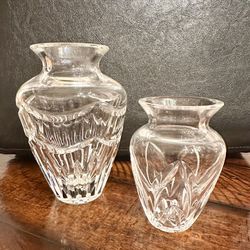 Set Of 2 Waterford Pompei Vases