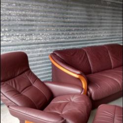 BRAND NEW - ABSOLUTELY BEAUTIFUL CANTONI ITALIAN LUXURY LEATHER SOFA SET 