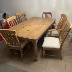Wooden Dinner Table 
