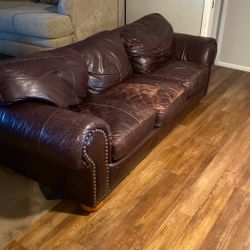 Leather Couch 