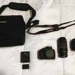 Canon EOS Rebel T6 DSLR Kit (Two Lens)