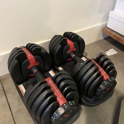 Bowflex 552 dumbbells 