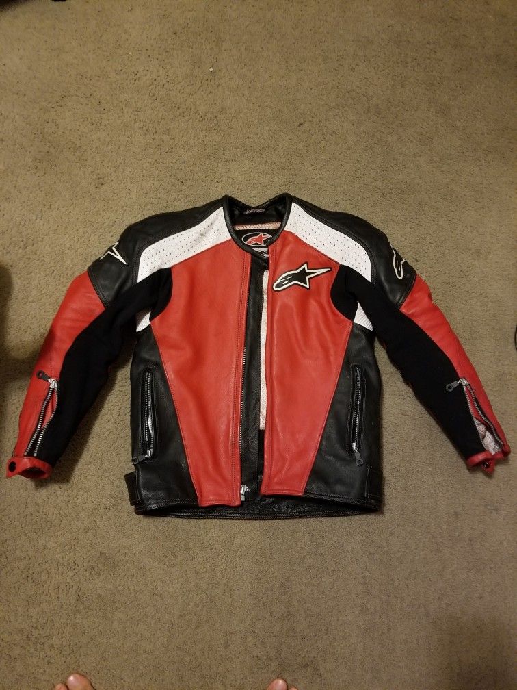 Alpinestars Motorcycle jacket red size us36/euro46