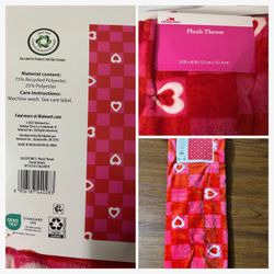 New Plush Throw 50 x 60 Inches .7$