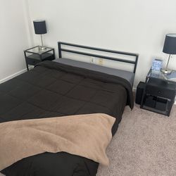 Complete Matte Black Bedroom Set