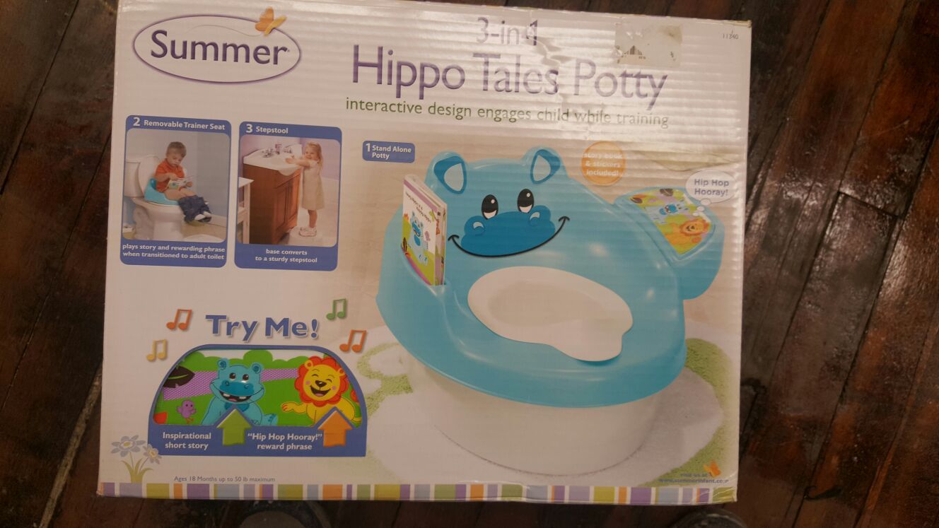 Brand new hippo potty chair
