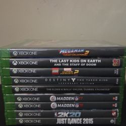 Xbox One Games- Bundle/lot of 9 Games for $45