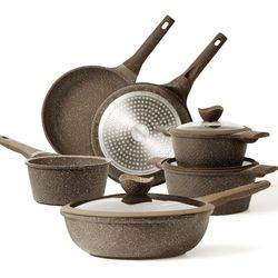 NIB York Carote Nonstick Granite Cookware Set